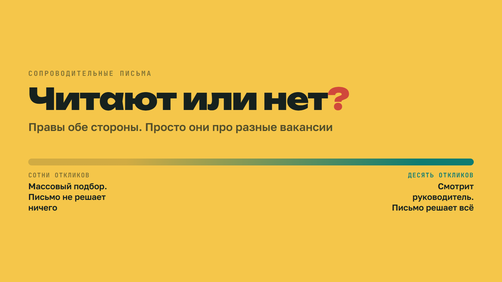 Почему рекрутеры ненавидят сопроводительные письма и когда одно письмо решает всё